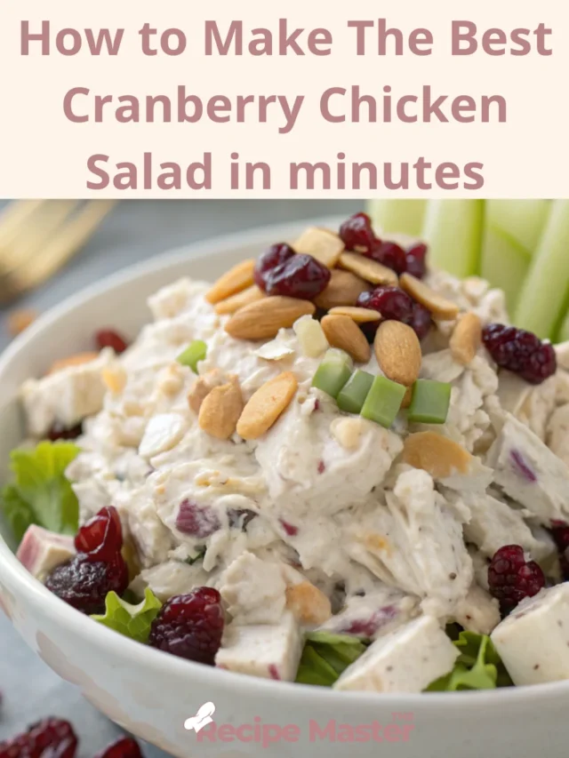 Cranberry Chicken Salad