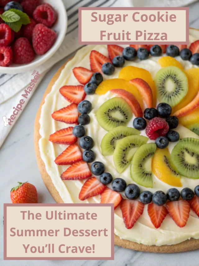 Sugar Cookie Fruit Pizza