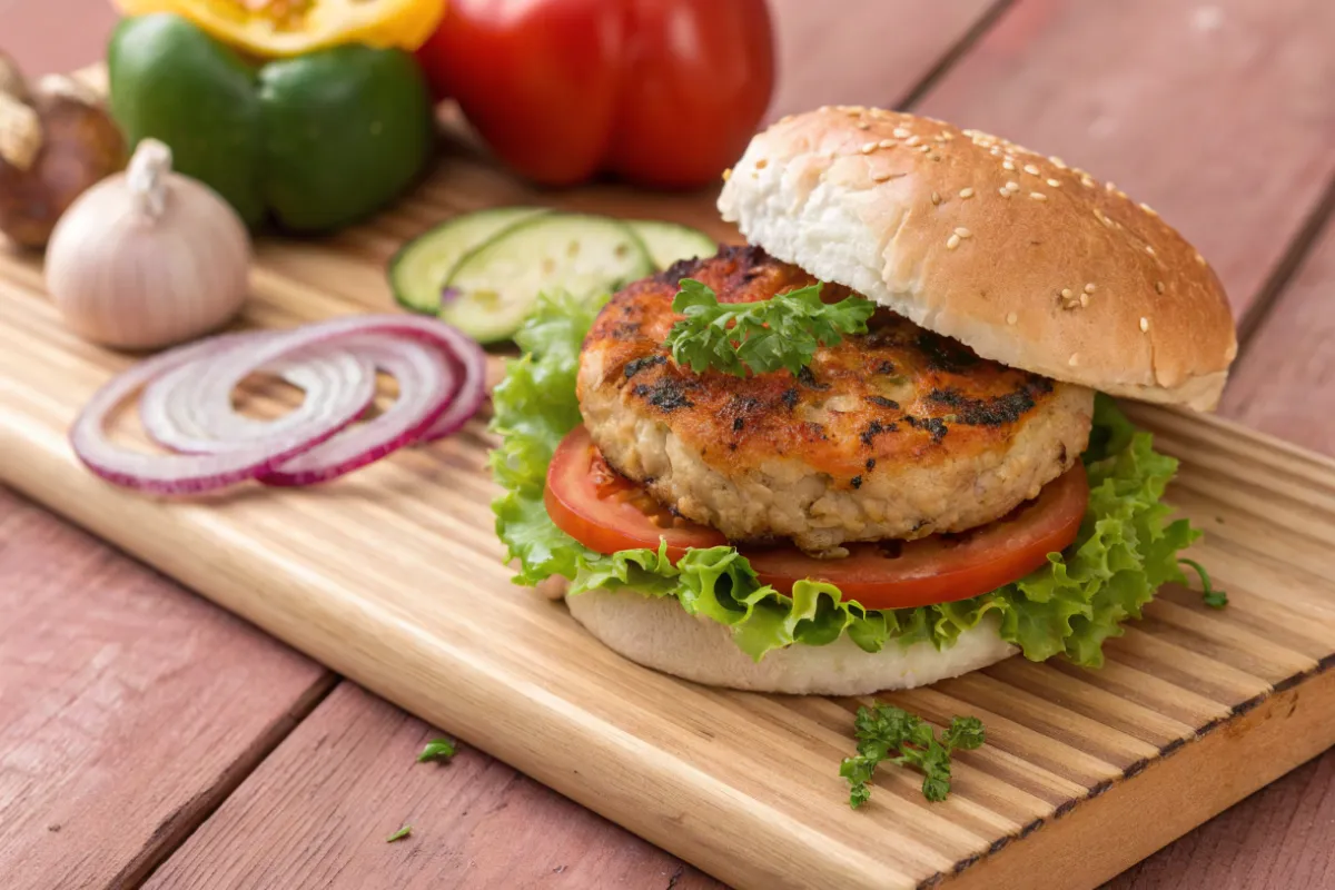 Healthy Ground Chicken Burger