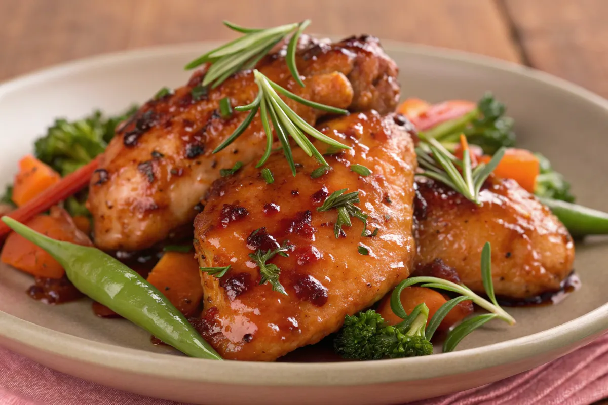 Pepper Jelly Glazed Chicken Recipe with a Sweet and Spicy Twist