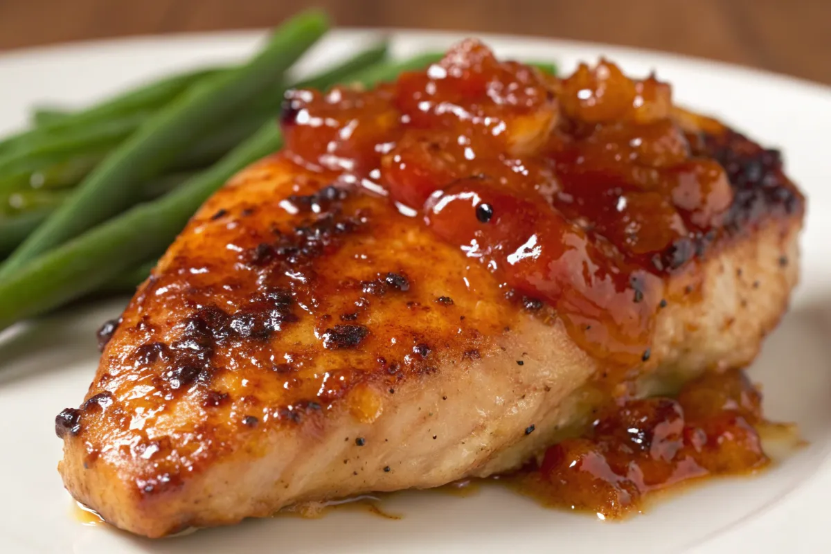Pepper Jelly Glazed Chicken Recipe