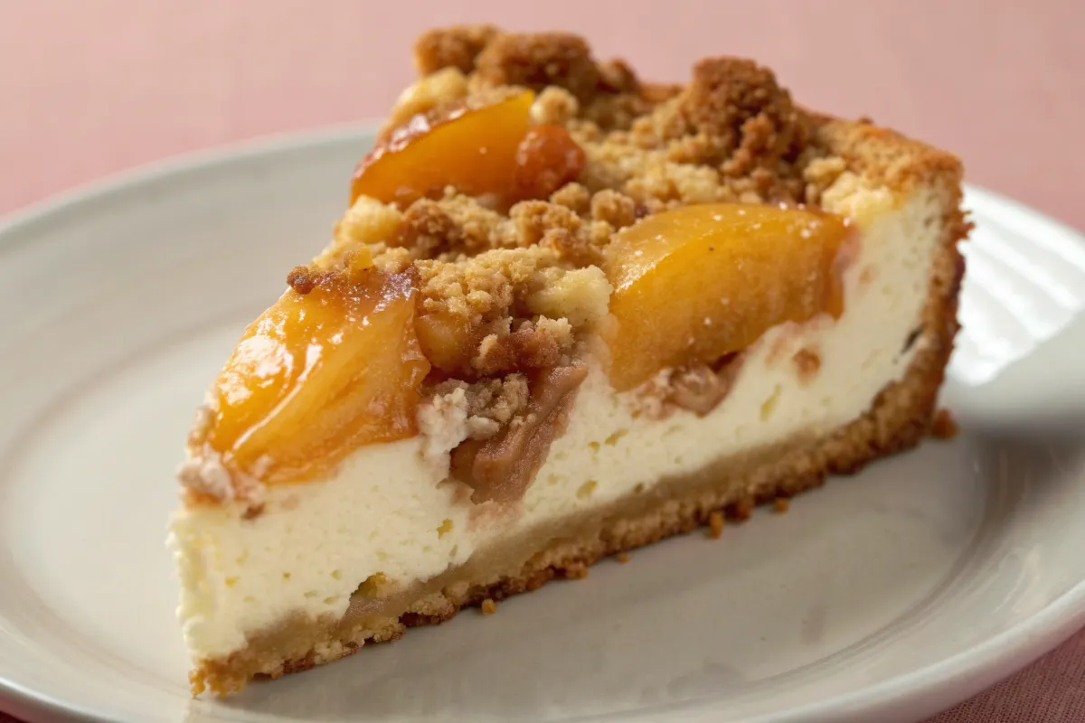 Peach Cobbler Cheesecake Recipe