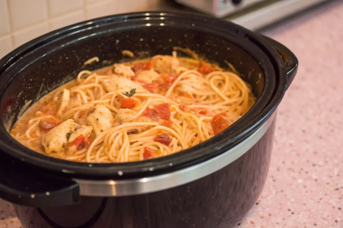 Crockpot Chicken Spaghetti Recipe