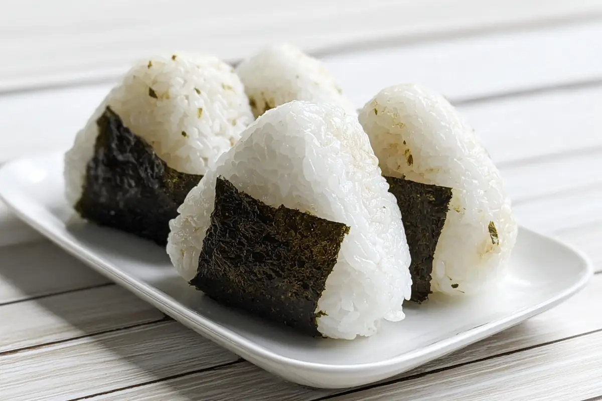 Shio Onigiri (Japanese Salted Rice Balls)