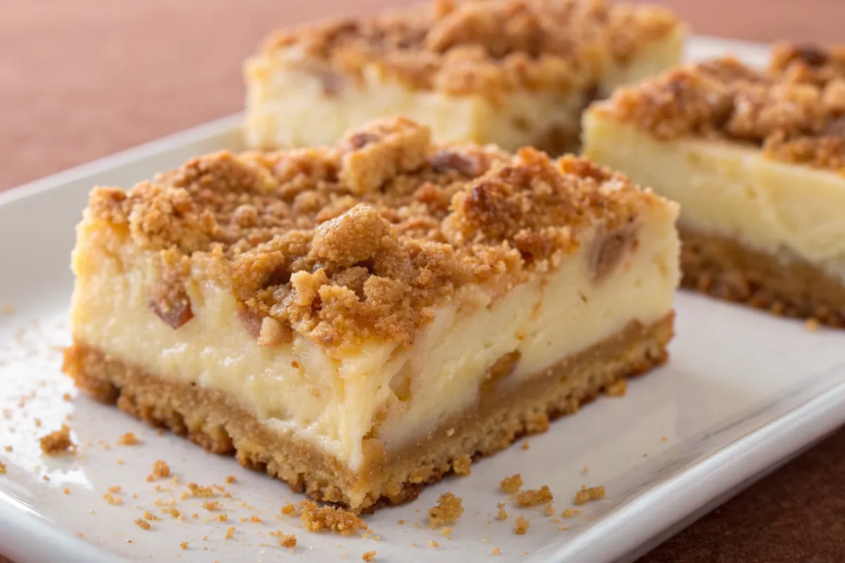 Apple Cheesecake Bars