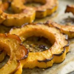 delicata squash recipe roasted on pan