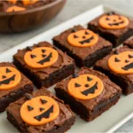 halloween brownies recipe with pumpkin customization
