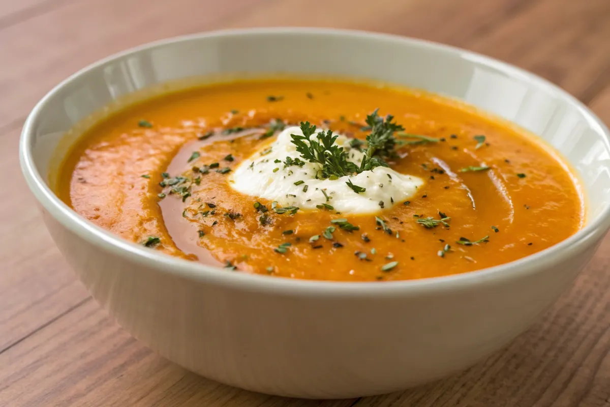 Easy Roasted Butternut Squash Soup with a Silky Smooth Finish