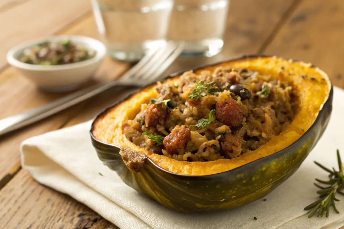Easy Stuffed Acorn Squash Filled with Flavor and Warmth