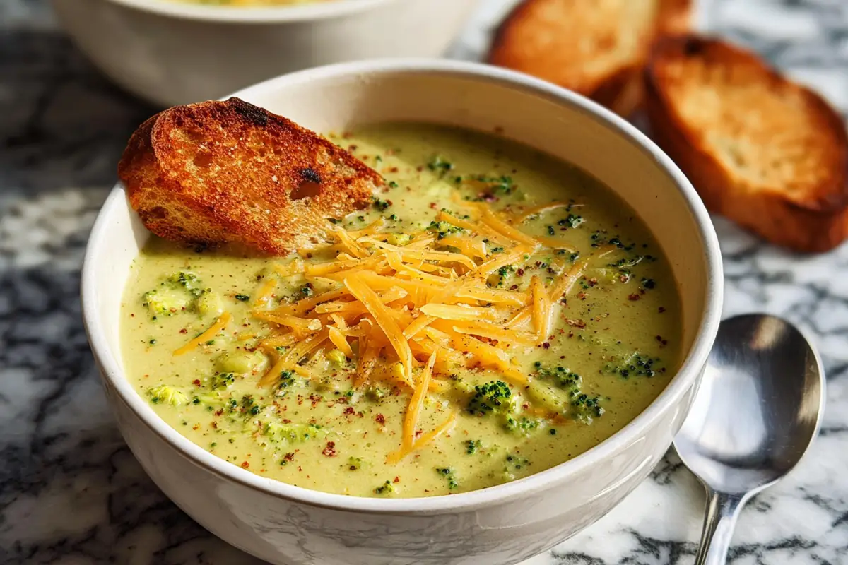 Easy Homemade Broccoli Cheese Soup That’s Pure Comfort Food