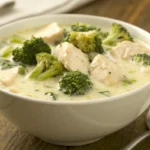 Chicken Broccoli Soup creamy cheesy soup