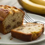 Sourdough Banana Bread on plate