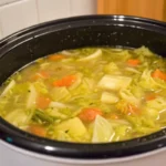 cabbage soup crockpot with vegetables