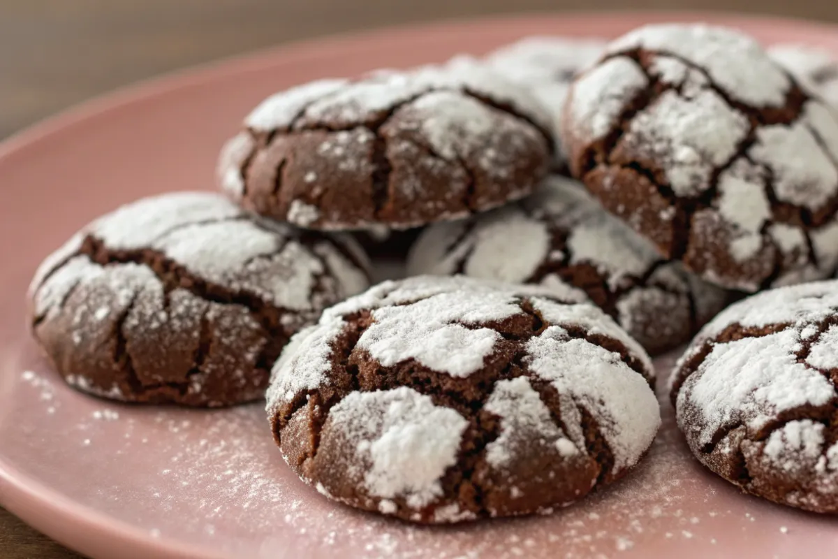 Chocolate Crinkle Cookies Recipe