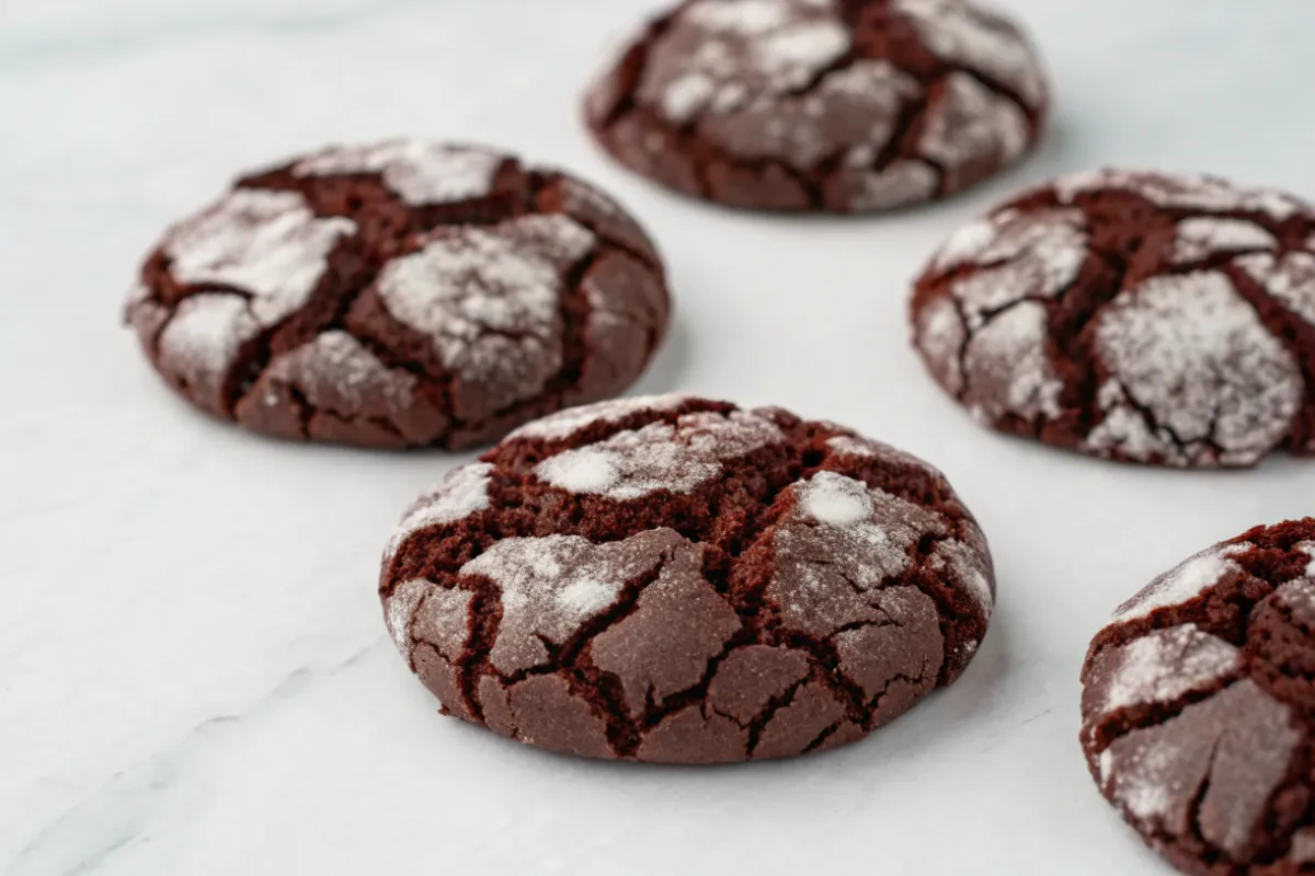 Easy Chocolate Crinkle Cookies with a Fudgy Finish