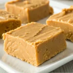 peanut butter fudge on a plate