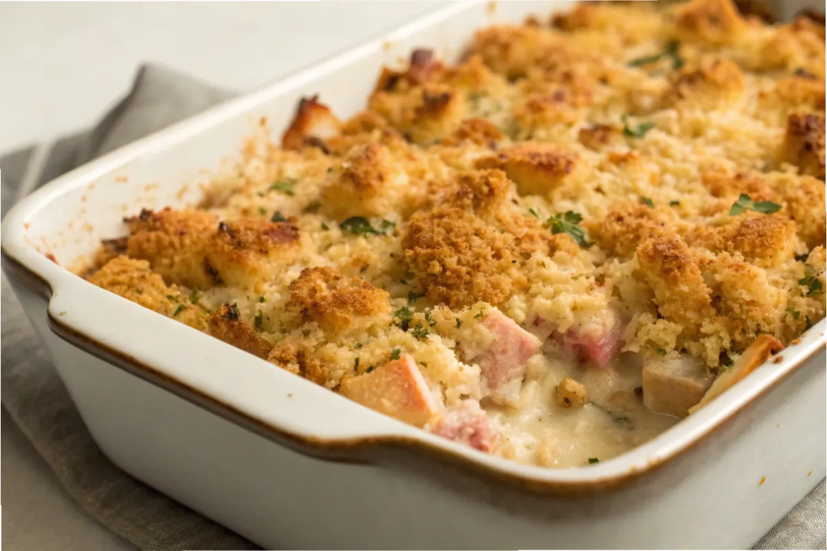 The Ultimate Chicken Cordon Bleu Casserole