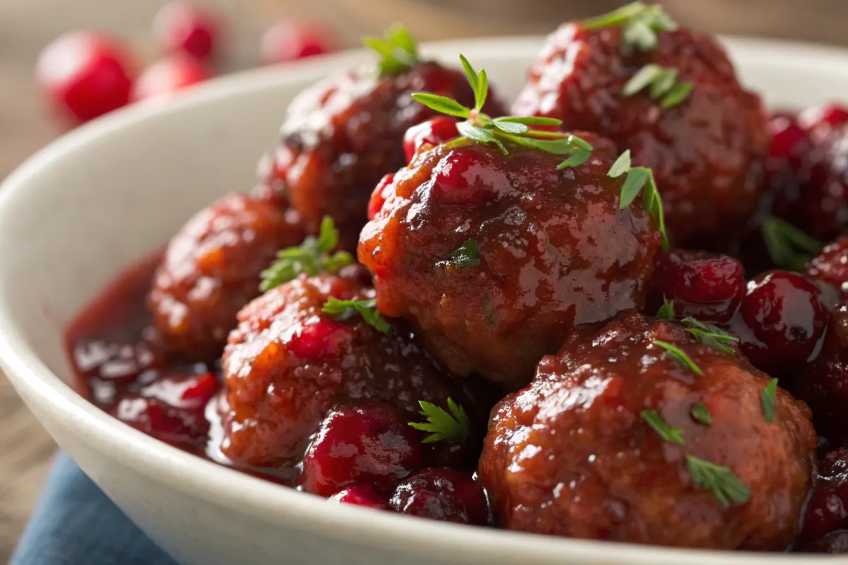 How to Make the Best Cranberry Meatballs Appetizer Ever