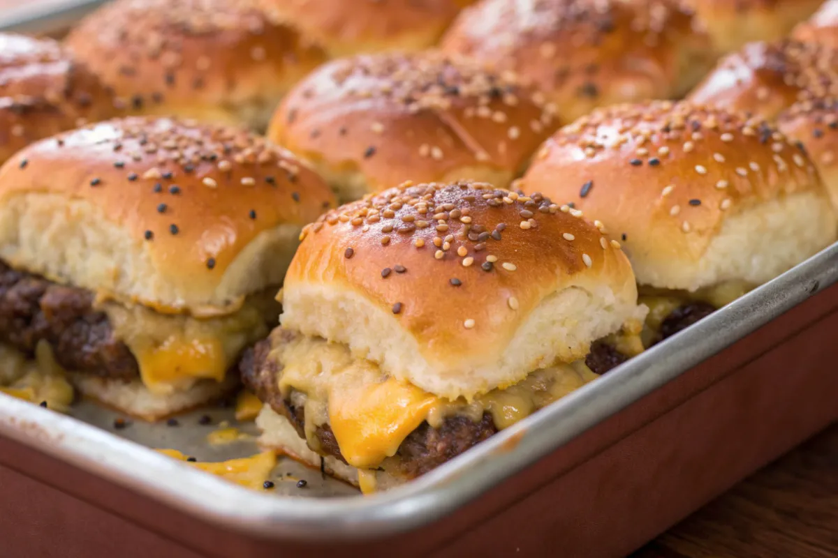 How to Make Juicy Sheet Pan Cheeseburger Sliders in 30 Minutes