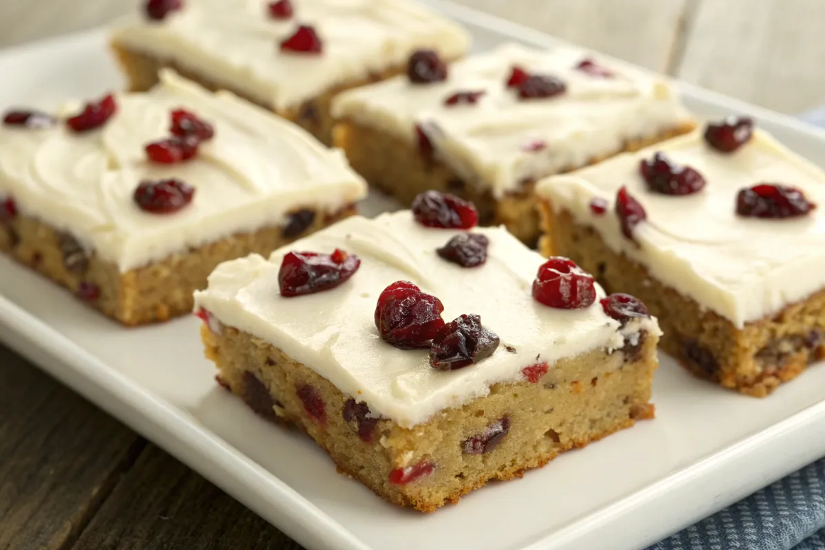 Cranberry Bliss Bars Recipe