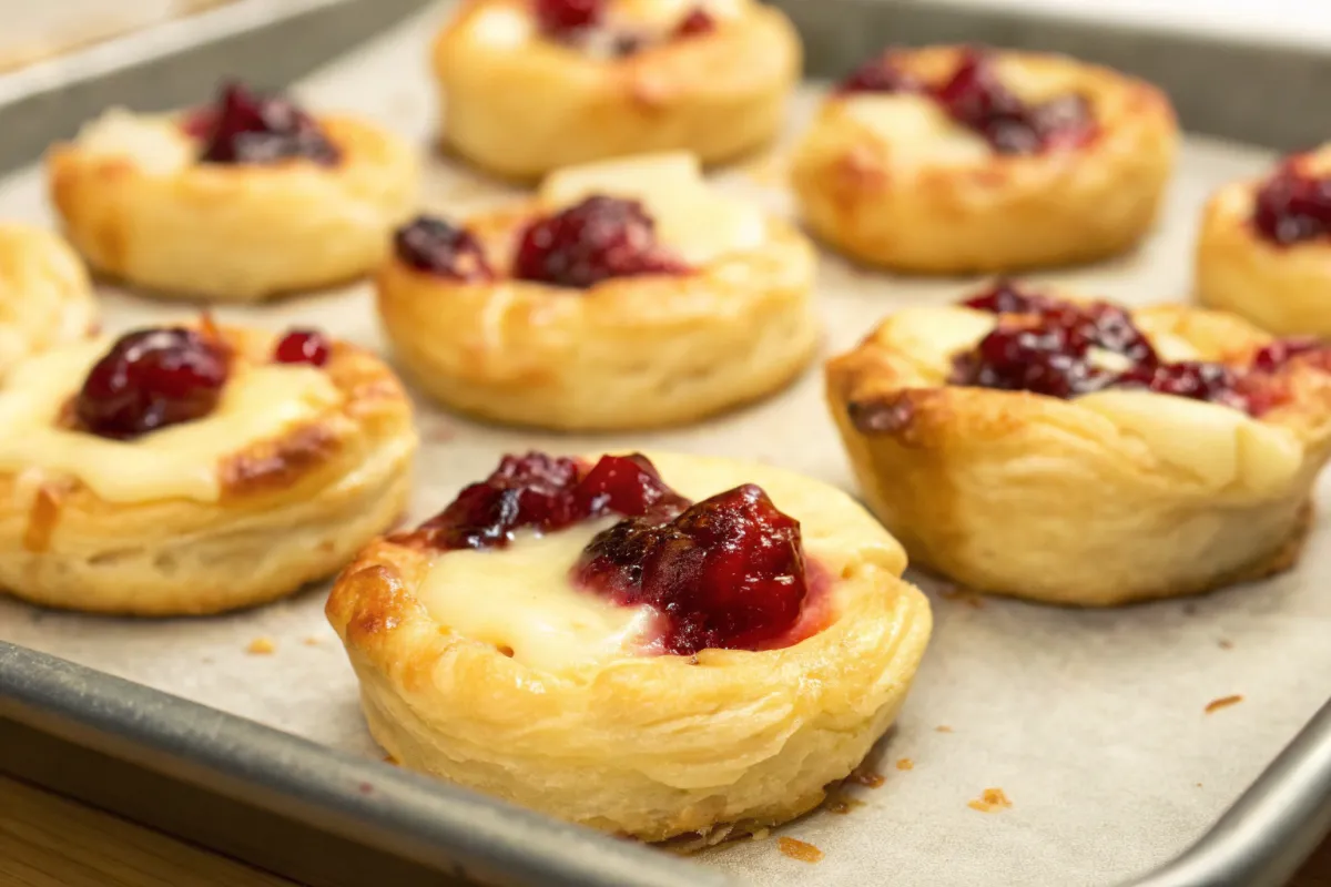 Sweet and Easy Cranberry Brie Bites Appetizer