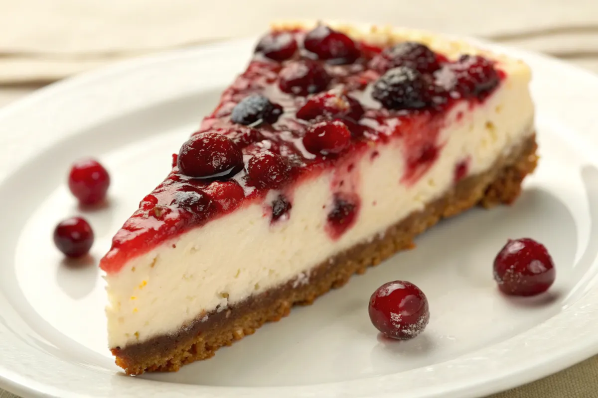 Cranberry Cheesecake Recipe