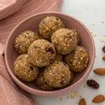 energy balls high protein with chocolate chips chia seeds peanut butter