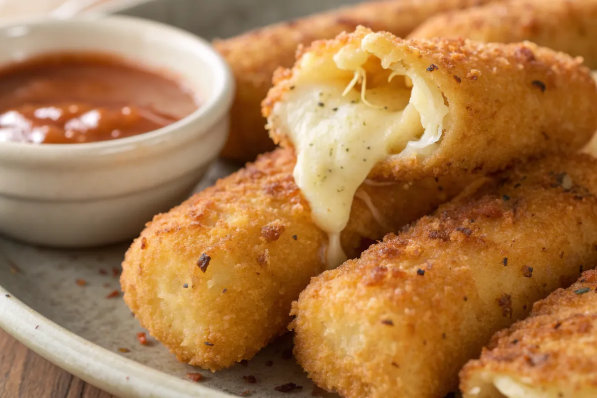 Homemade Mozzarella Sticks: Simple and Crunchy