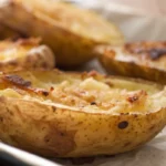 potato skins crispy on a plate