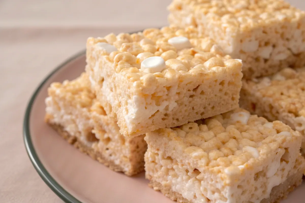 Simple Brown Butter Rice Krispie Treats with a Salty Twist