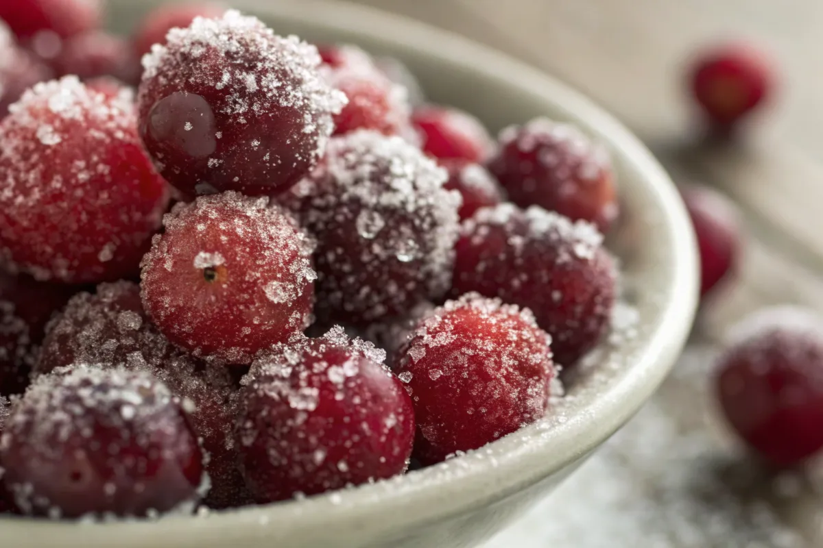 Sugared Cranberries Recipe
