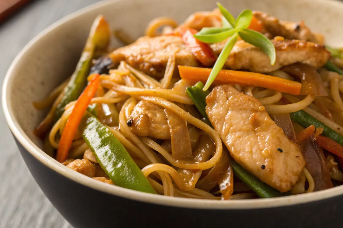 A Healthier Chicken Lo Mein Recipe: Simple and Savory