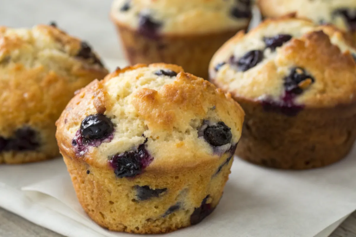 Cottage Cheese Blueberry Muffins Recipe