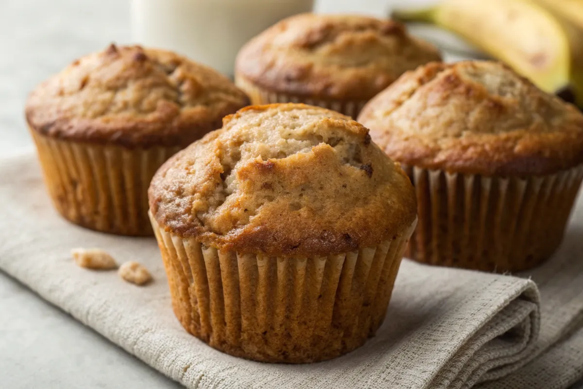 Sourdough Discard Banana Muffins