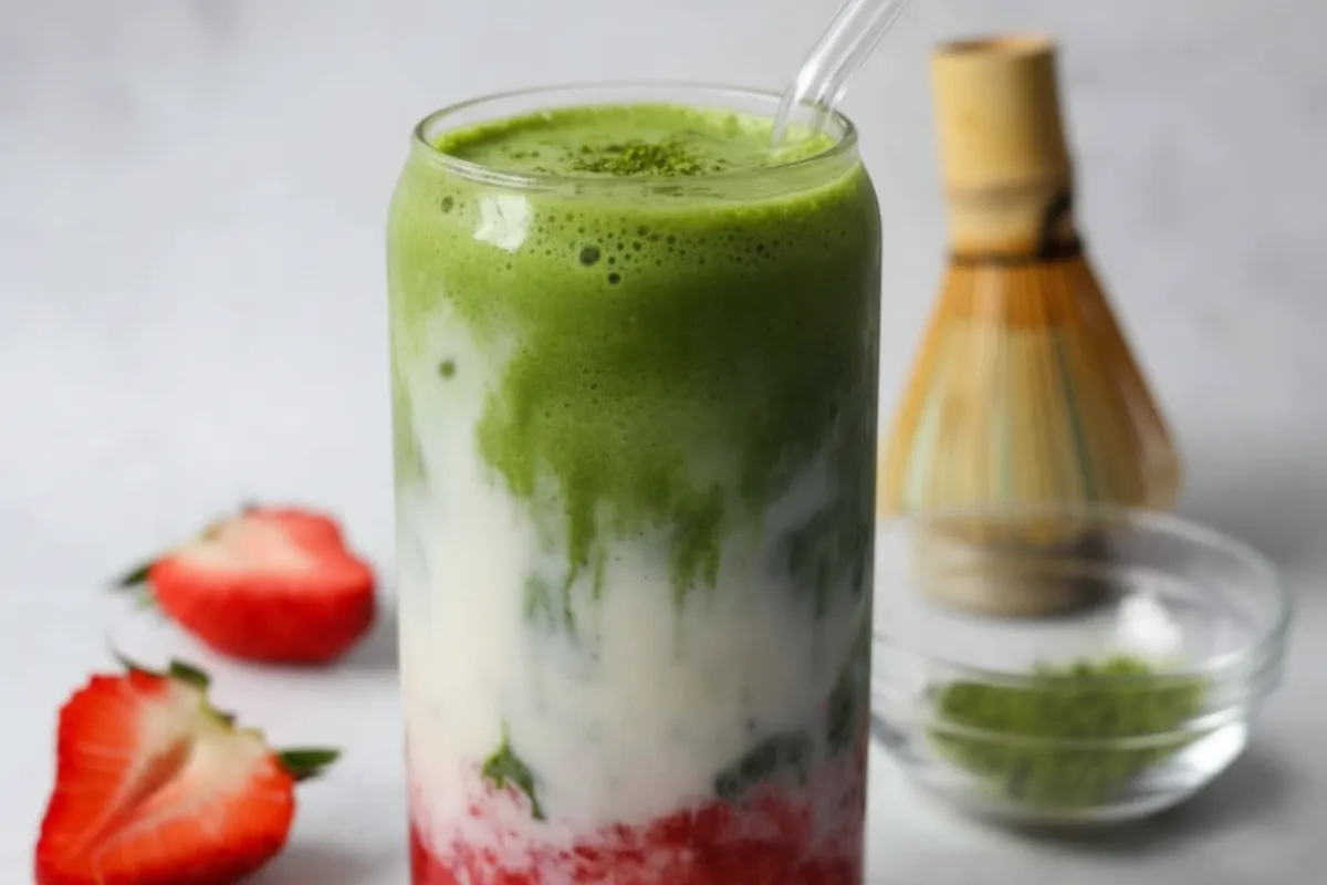 Strawberry Matcha Latte Recipe