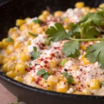 Street corn recipe made with corn on the cob, prepared as easy Mexican street corn with creamy toppings, also served as a street corn bowl and popular among Mexican side dishes easy and party friendly.