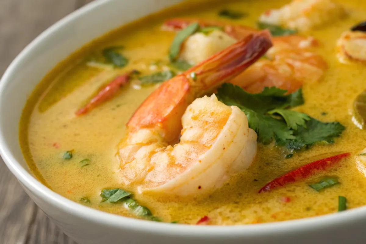 Thai Coconut Shrimp Soup Recipe