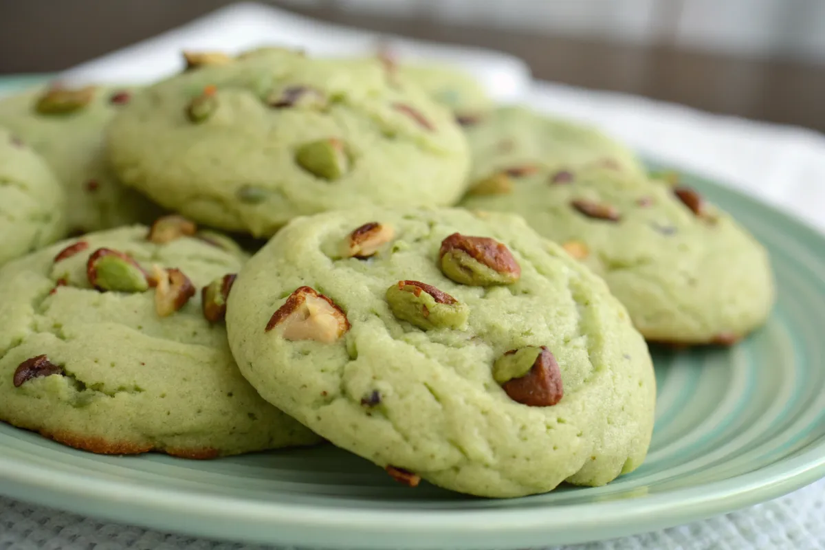 Pistachio Pudding Cookies Recipe