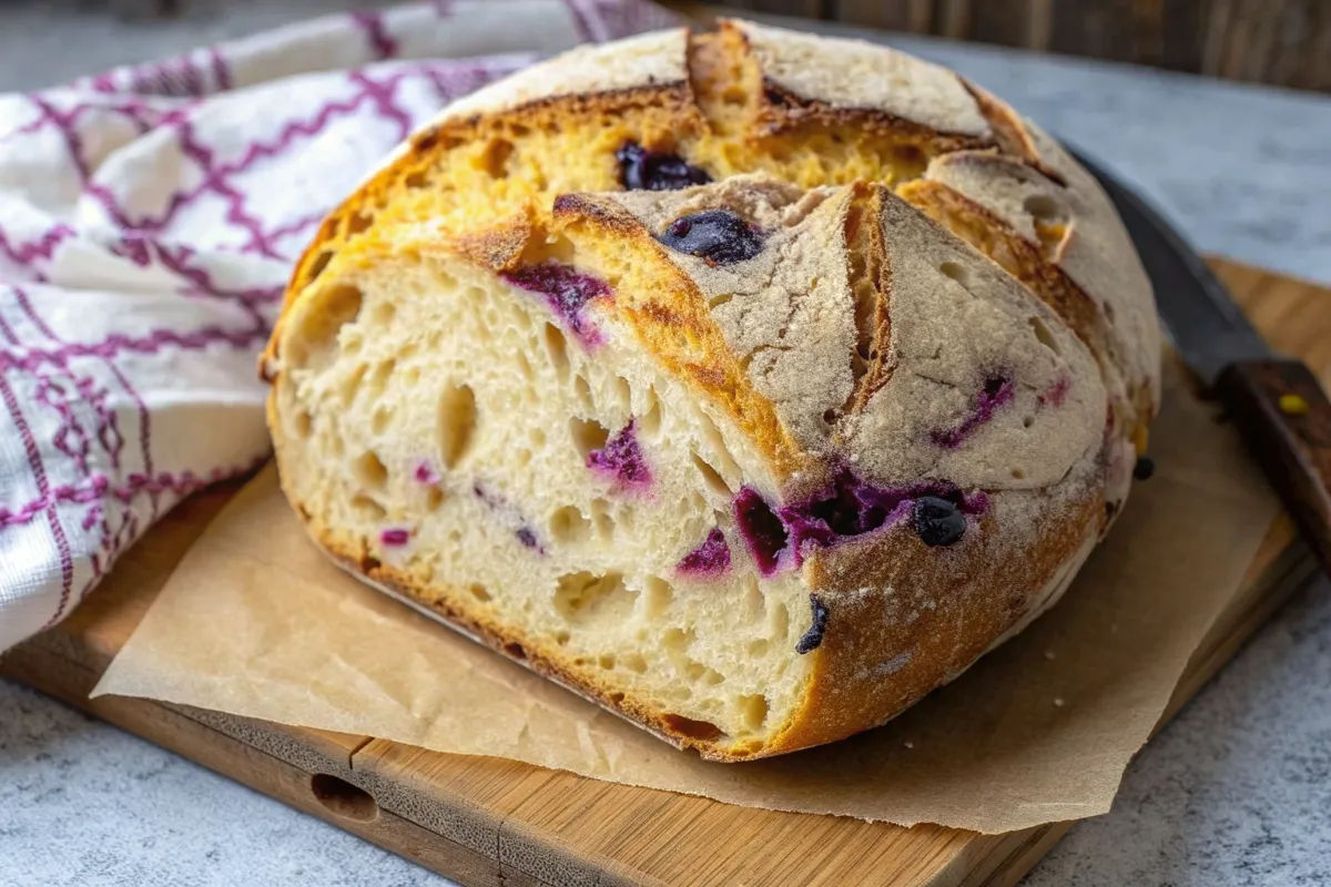 The Ultimate Lemon Blueberry Sourdough Bread: Zesty and Crusty