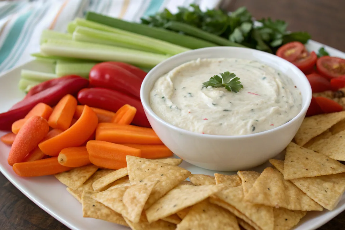 Easy Cottage Cheese Ranch Dip: High Protein Snack Hack