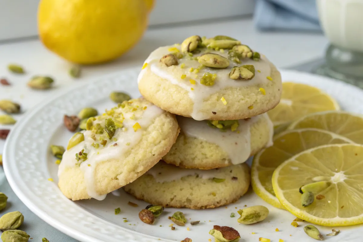 Pistachio Lemon Cookies Recipe
