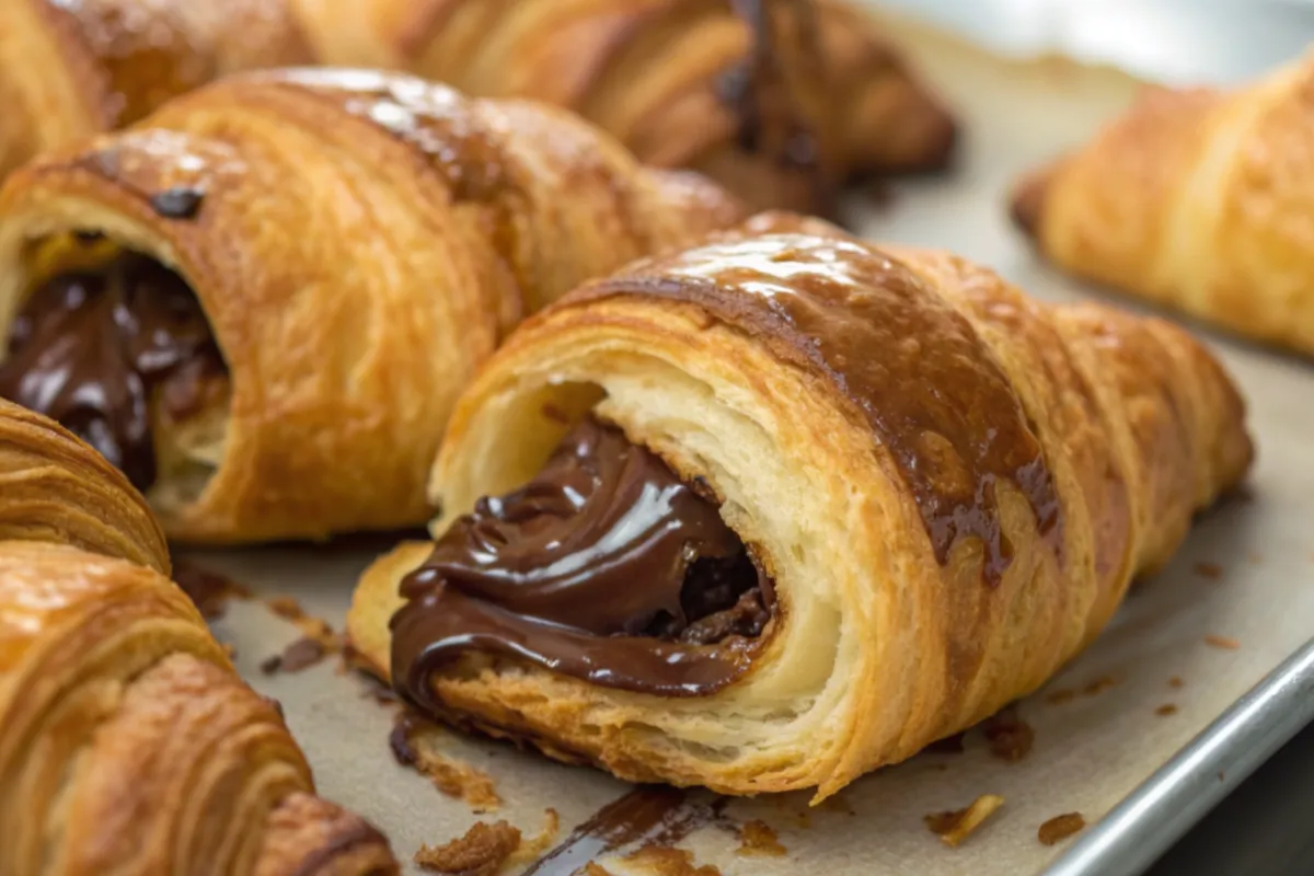 Nutella Stuffed Croissants Recipe