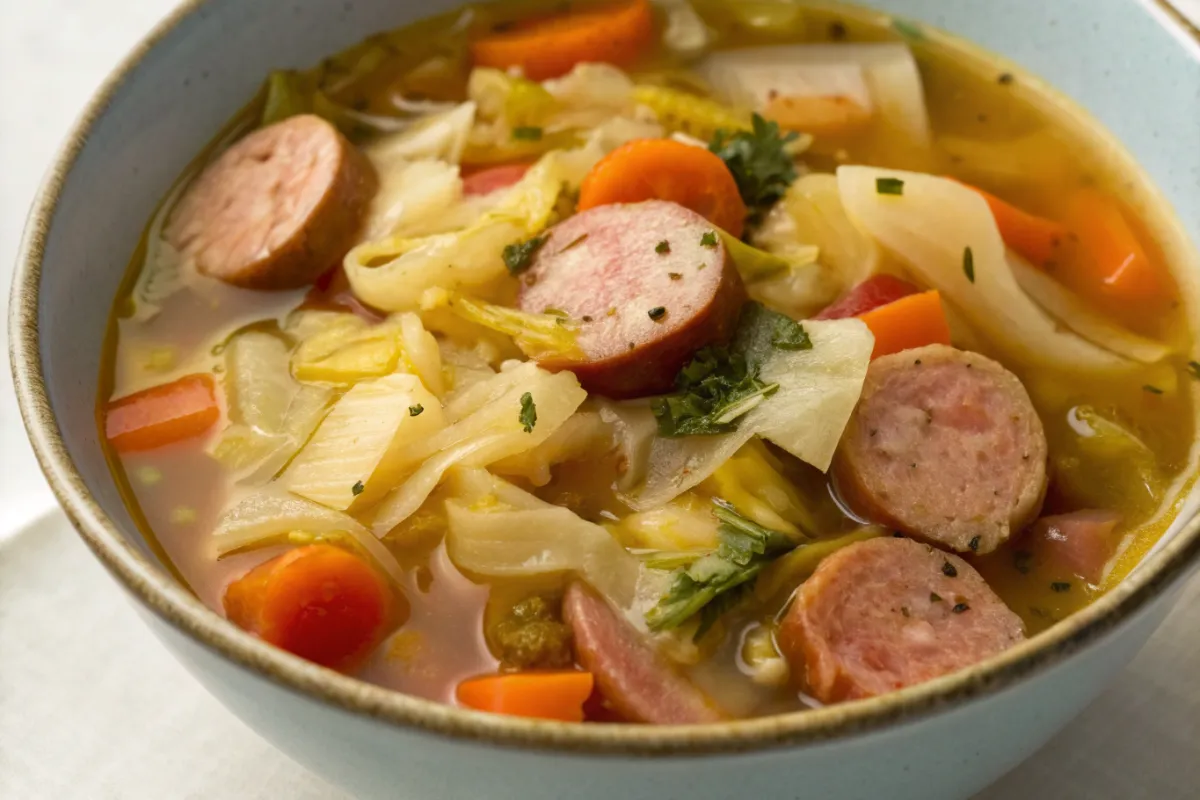 Cabbage Sausage Soup Recipe