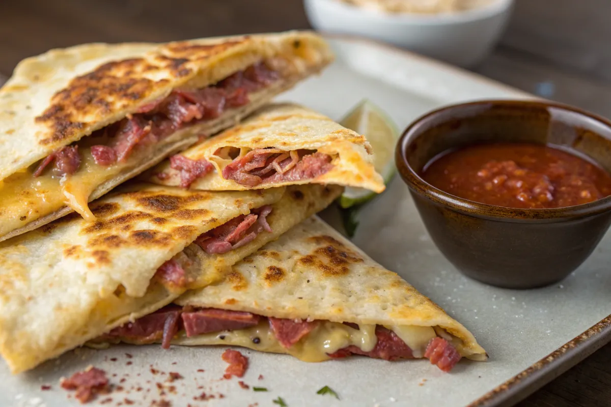 How to Make Restaurant-Style Corned Beef Quesadillas