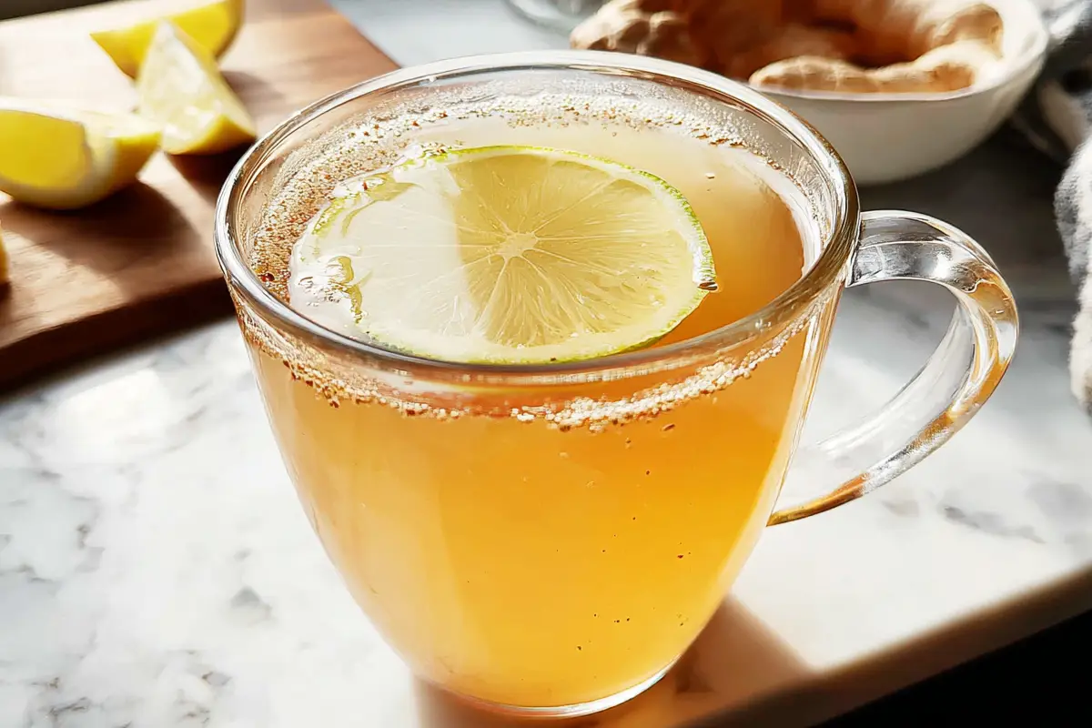 Fresh Ginger Tea Recipe (Stovetop Method)