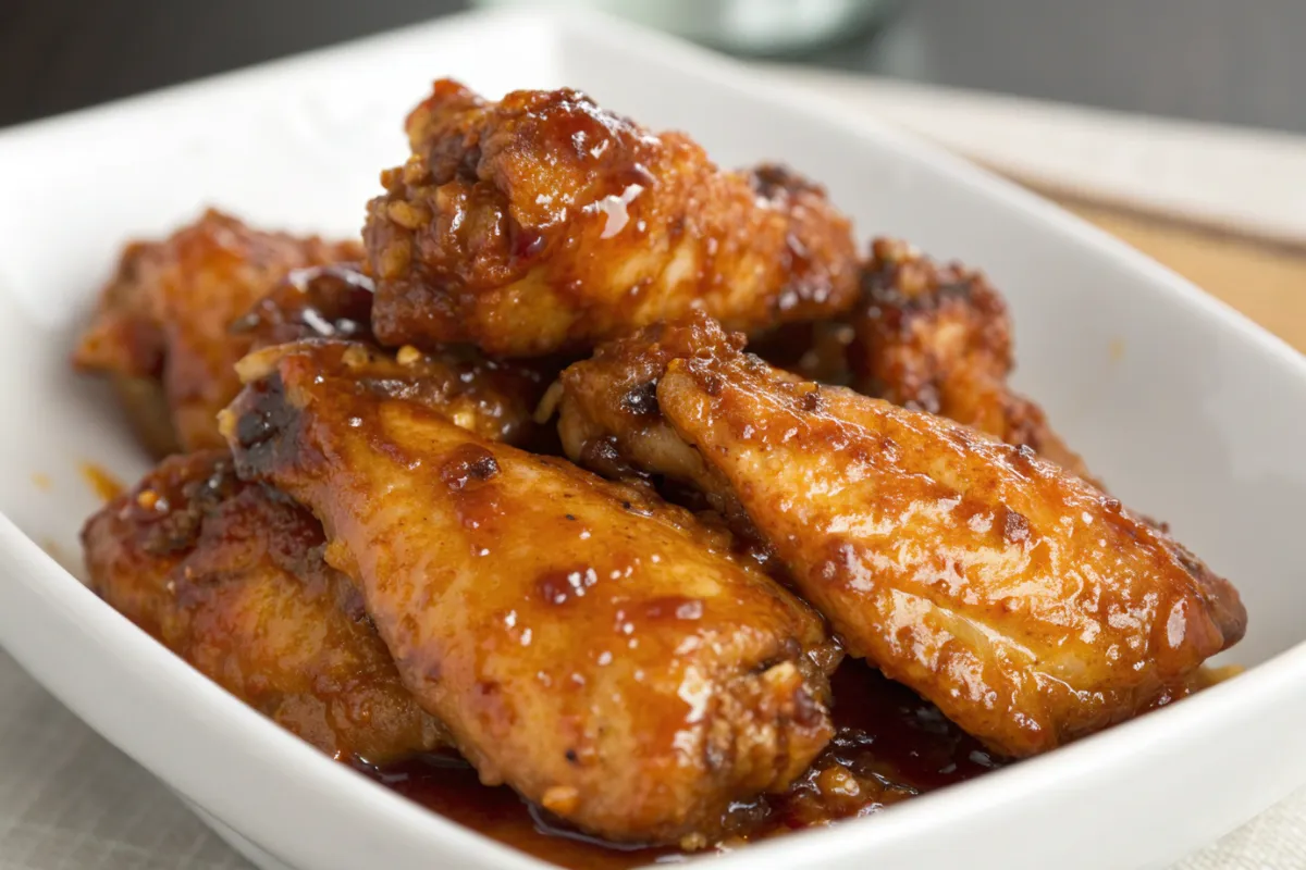 45 Minute Honey Garlic Wings with a Glossy Glaze