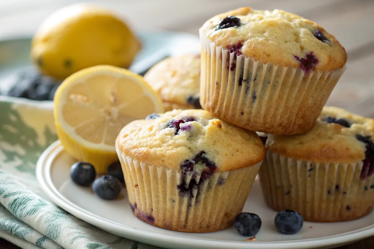 Lemon Blueberry Muffins Recipe