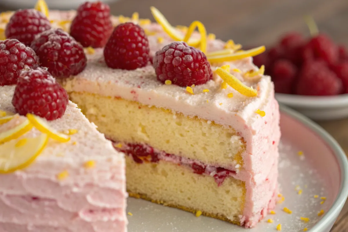 The Secret to a Perfectly Balanced Lemon Raspberry Cake