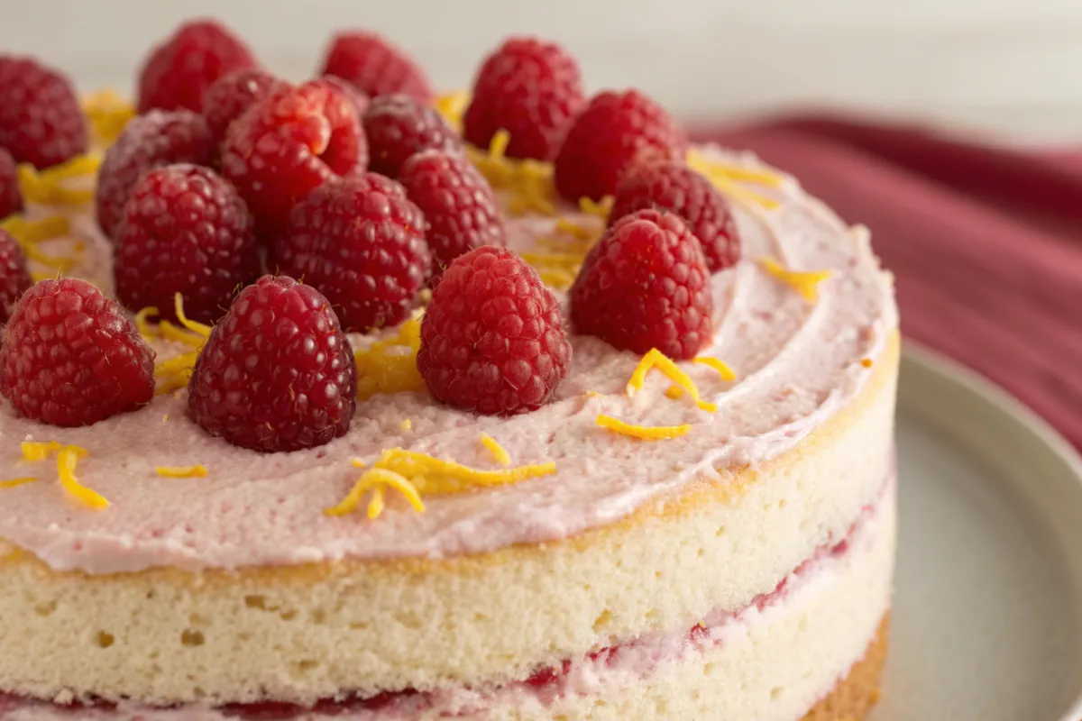 Lemon Raspberry Cake Recipe