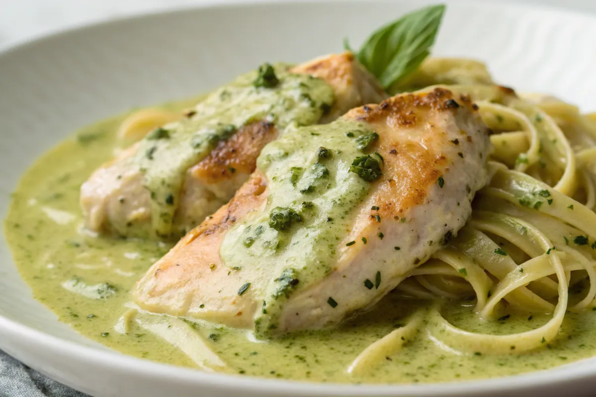 The Juiciest Pesto Chicken You Will Ever Make